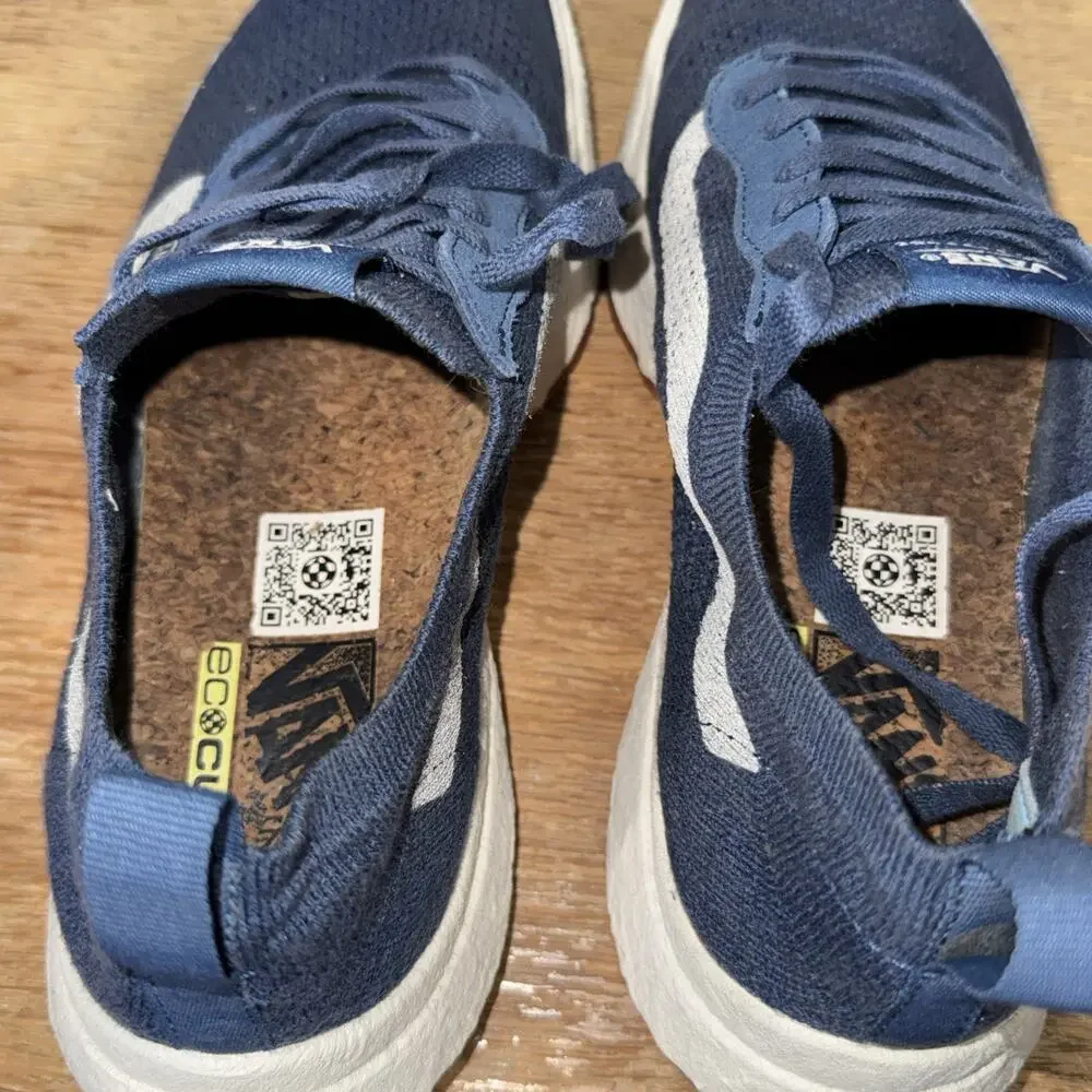 Vans UltraRange VR3 Mens 8.5 Womens 10 Dark Denim Blue Mesh Skate Sneakers Shoes